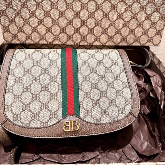 NEW Gucci x Balenciaga The Hacker Project Medium Shoulder Bag - Picture 13 of 13